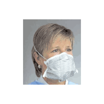 Laser Surgery Mask Pfl Pleated Head Strap On