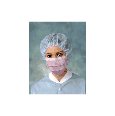 Laser Surgery Mask, size One Size Fits Most, Tie Closure, Pleated