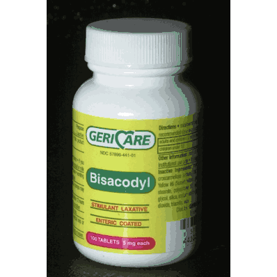 Laxative, 5 mg Bisacodyl USP Enteric Coated