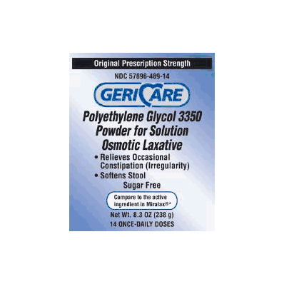 Laxative, 8.3 oz Polyethylene Glycol 3350 Powder for Solution