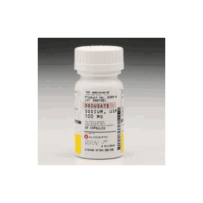 Laxative Capsule 20 Per Bottle - Docusate Sod