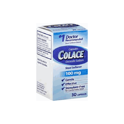 Laxative Colace Capsule 30 Per Box - Colace,