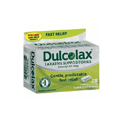 Laxative Dulcolax Suppository 24 Per Box - D