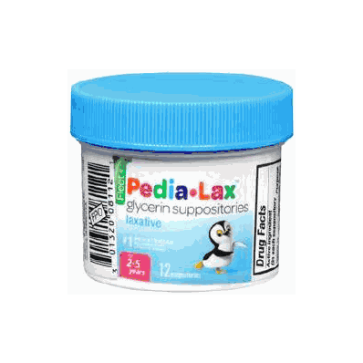 Laxative Pedia-lax Suppository 12 Per Jar -