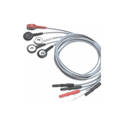 Leadwire 18 Inch, Black, Din To Snap - Leadwi