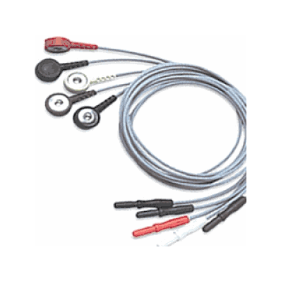 Leadwire, 3 Lead, Din To Snap, 18" - Medline