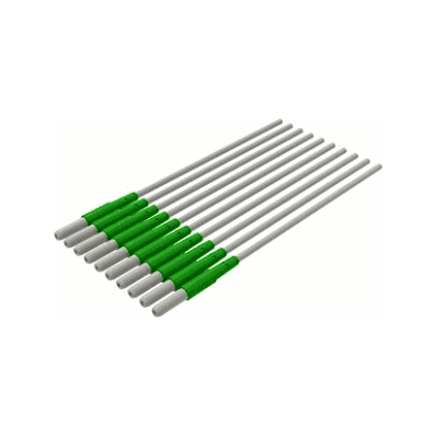 Leadwire, D2413+10, Din / Snap, 24", Green -