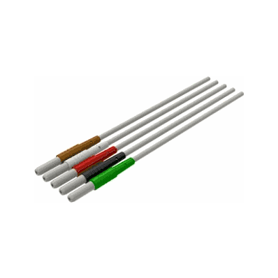 Leadwire, D40106, Din / Snap, 40", B, W, G, R