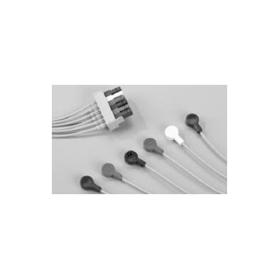 Leadwire Set 100 Cm, Grey, 3 Lead, Grabber St