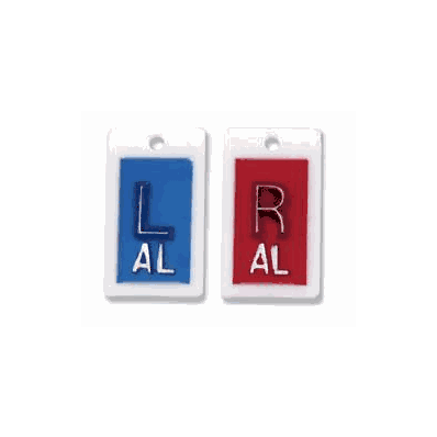 Left / Right Marker 5/8 H Inch Sharp Face, 1