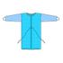 Level 3 Procedure Gown, LARGE, 	Over-the-Head / Isolation Long Sleeve, with Hook and Loop Neck/Waist Ties, Knit Cuff, Full Back, BLUE, NonSterile, Disposable, sold as 100/Case by Welmed 	9100-220U <br><br><font color="red"><b>BACK TO THE PRODUCT TABLE, <a href="https://www.aaawholesalecompany.com/apparel-gowns-level-3-fluid-resistant-procedure-gown.html">CLICK HERE</a></b></font>