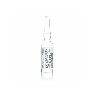 Lidocaine 4% Pf Amp 25x5ml -Medline