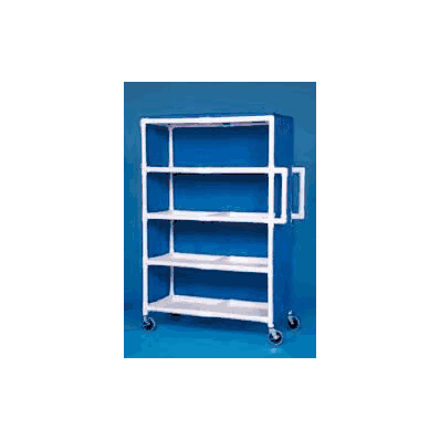 Linen Cart Pvc Tubing 77 H X 55 W X 24 D Inch
