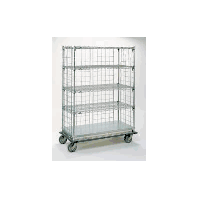 Linen Exchange Cart Chrome 24 X 60 X 69 Inch