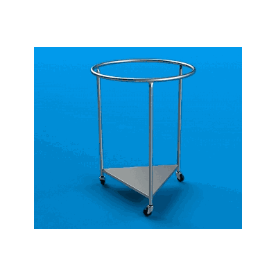 Hamper, Linen, Ss, 25"D, No Lid, Round - Medl