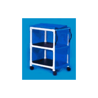 Linen Multi-Purpose Cart, 36" H X 28" W X 20" D, 2 Removable Shelves 26" x 20"