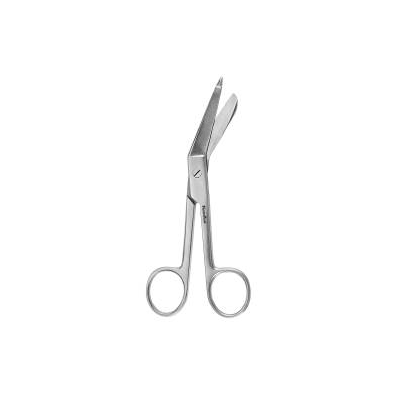 Lister Bandage Scissors, 4-1/2", Blunt/Blunt
