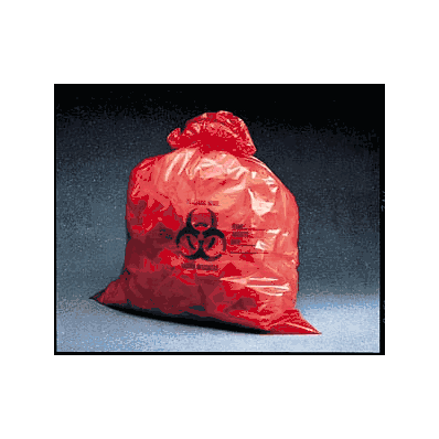Llc Red Biohazard Bags - Bags, Biohazard, 24x