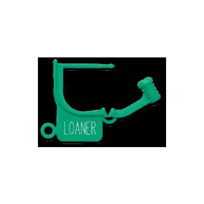 Locking Tag 1 Inch, Standard Green - Tag, Loc