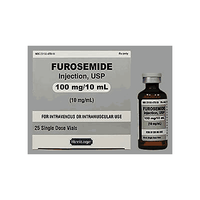 Loop Diuretic Furosemide Single Dose Vial 10 mL