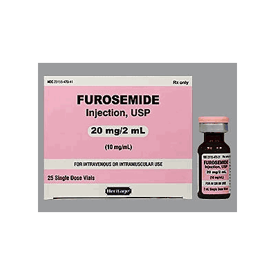 Loop Diuretic Furosemide Single Dose Vial 2 mL