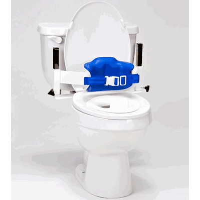 Low Back Toilet Seat Support, with Padding Small (RSD)