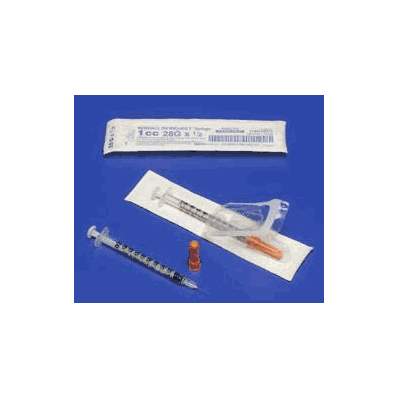 Insulin Syringe w/Needle Monoject 0.3 mL 30 ga 5/16 Safety