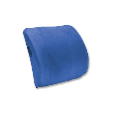 Lumbar Support, T-foam Crvd Blu - - Alimed
