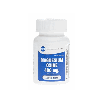 Magnesium Oxide 400mg Tab 120/Bt - Medline