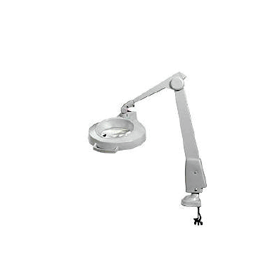 Magnifier Lamp 26 Inch Arm, 22 W, Almond, Flu