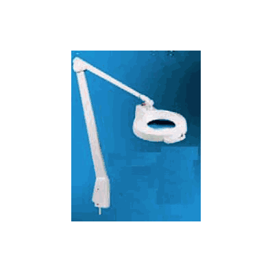 Magnifying Lamp Fluorescent Desk Base White 2