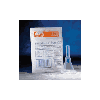 Male External Catheter Freedom Clear Ss Sili