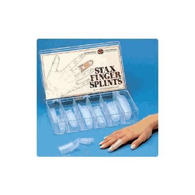 Mallet Finger Splint Stax Plastic Clear Size