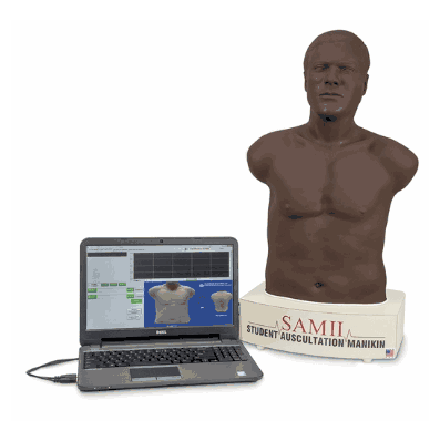 SAM II, Student Auscultation Manikin- Dark Skin