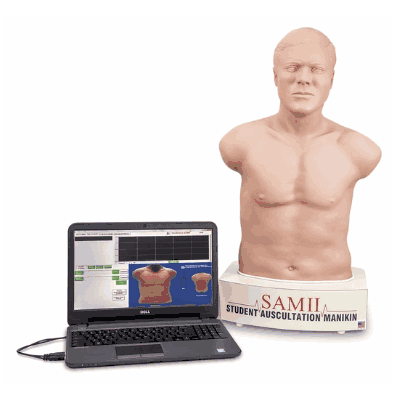 SAM II, Student Auscultation Manikin - Light Skin