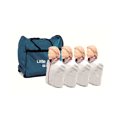 Mannequin, Little Anne 4-Pack in Carry Case