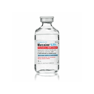 Marcaine 0.25%+Epi 1:200, 000 Mdv 1x50ml -Med