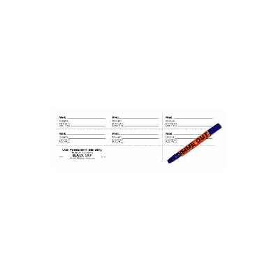 Marker, Sandel With 6 Labels, Sleeves - Marke