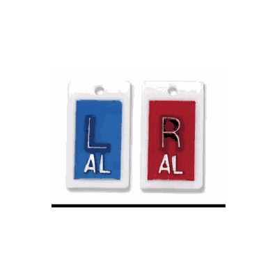 Marker Set, Lt/Rt Bold W/O Initials Red/Blu 1