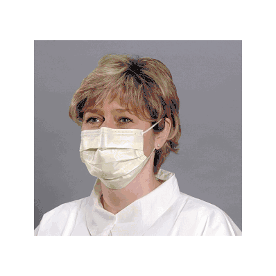 Mask, Alphaair, Earloop, Yellow - Medline