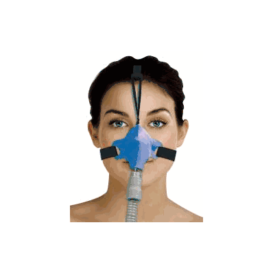 Mask, Cpap Adv SleEpwear W/Headgear Blu - -