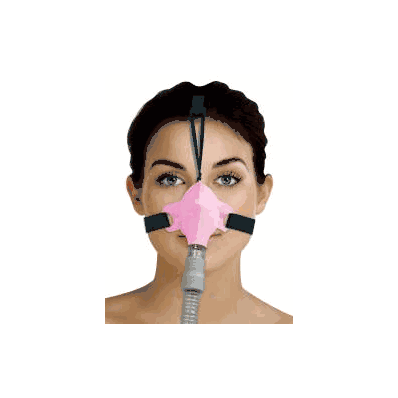Mask, Cpap Adv SleEpwear W/Headgear Pink - -