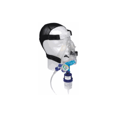 Mask, Cpap Flo Safe Adlt Dlx W/Head Strp Med