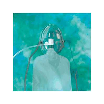 Mask, Oxygen, Non-rebreather, Adlt, W/Vent