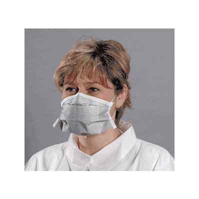 Mask, Pfl, Laser, Headband, Grey Stripe - Med