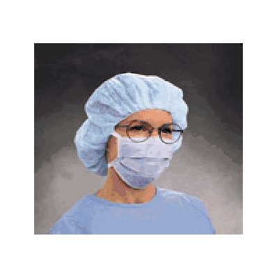 Mask, Surgical, Pleated, Anti Fog, Tie, Blue