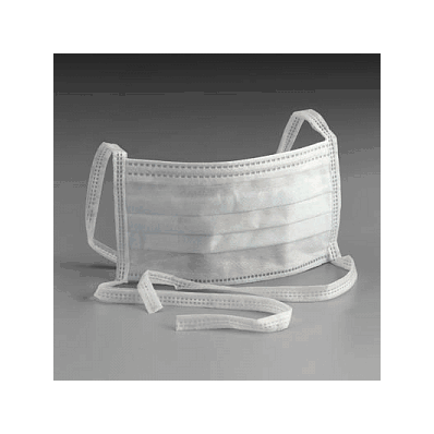 Mask, Surgical, Tie-on, Fluid Resist, Blue -