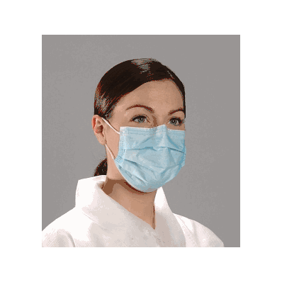 Mask, with Earloop, color Blue, AlphaAir