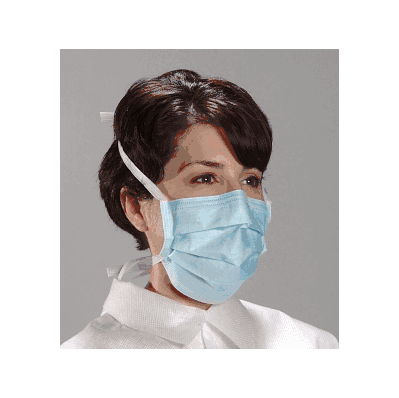 Mask, with Tie, color Blue, AlphaAir Critical