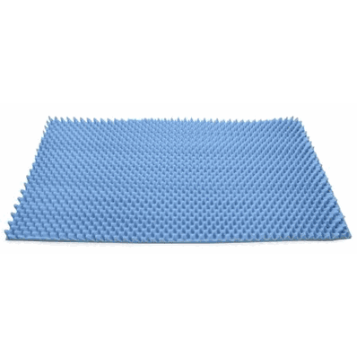 Mattress Overlay, 33" X 72" X 3" Convoluted Foam
